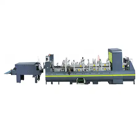 High-performance automatic inspection gluing and folding machine